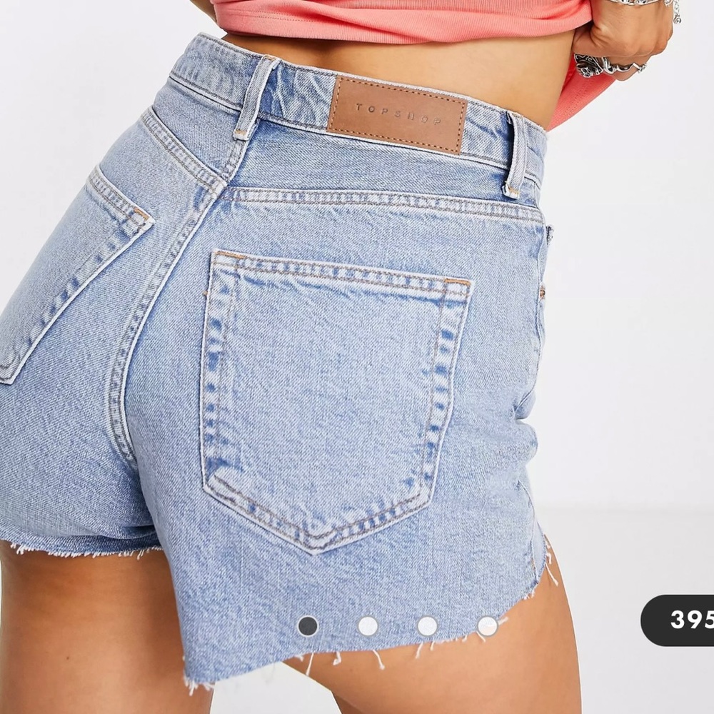Topshop Denim Womens Cutoff Mom Short Size 12